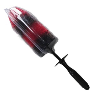 Car Wheel <b>Brush</b> Large Size Plastic Handle <b>For</b> Tire <b>Cleaning</b> Detailing Tool - Product Image 1