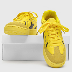 Zapatos de diseño con logotipo personalizado, monopatín Retro para hombre, zapatos informales de gamuza de cuero genuino para mujer, zapatos de moda totalmente personalizables - Product Image 3