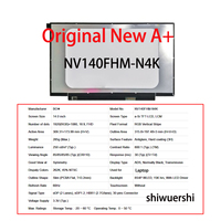 Layar Lcd 14 "A+ Baru Asli 1920*1080 EDP 30Pin 60Hz N140HCA EAC NV140FHM N4T N48 N4K N49 N63 LP140WFA SPD2 NT140FHM N44