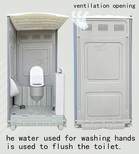 Public HDPE Plastic <strong>Flash</strong> Mobile Restroom Public WC Outdoor Portable Chemical <strong>Toilet</strong> for Sale - Product Image 4