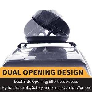 Box da Tetto Universale in ABS 300L-400L con Apertura Bilaterale, Impermeabile, Design Sportivo, Portapacchi <span class=keywords><strong>per</strong></span> SUV e <span class=keywords><strong>Berlina</strong></span> - Product Image 3