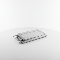 OCOCOO Plaque de refroidissement liquide en aluminium usinée CNC de précision pour électronique de puissance IGBT, dissipateur thermique à refroidissement liquide, conception basée sur plans, OEM, DIY