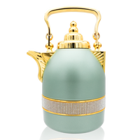 Fiole à vide isolée de grande capacité de luxe or rose verre arabe café Thermos personnalisable Logo Design cadeaux d'affaires eau