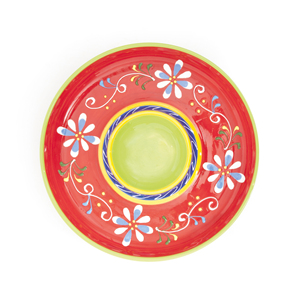 Assiette de service en céramique Tex Mex multicolore Excelsa 24 cm, plats et assiettes variés - Product Image 2