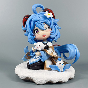 Figurines d'action de jeux chinois, collection de modèles, jouets <span class=keywords><strong>Hu</strong></span> <span class=keywords><strong>Tao</strong></span> Yae Miko Ganyu, version Q de dessin animé, manga, <span class=keywords><strong>figurine</strong></span> en PVC, anime - Product Image 3