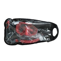 Penjualan Terbaik profesional Tempered Glass masker selam snorkel Set dengan kamera Mount