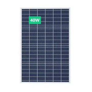 Panneau Solaire Polycristallin 40W 18V Mono Poly pour Téléphone Portable, Usage Domestique 30W 40W 50W 80W 12V 18V Personnalisable SFED-G40P Rig - Product Image 3