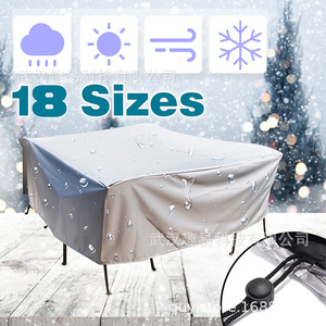 QY Furniture <b>Cover</b> 18 Sizes Waterproof Outdoor Dustproof <b>Sofa</b> Bed <b>Cover</b> With Drawstring Closure - Product Image 1
