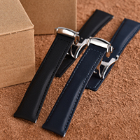 Bracelet de montre JUELONG classique sans boucle en toile de voile imperméable, bracelet de montre synthétique gaufré avec fermoirs déployants