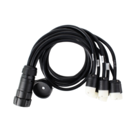 Cables de Conexión FCONNR Pro Stage 12AWG de 19 Pines Socapex a Enchufes Edison