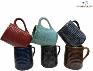 Tasses et mugs en grès, mugs à café en grès, tasses en céramique faites à la main, vaisselle en grès durable, mugs en céramique artisanaux - Product Image 3