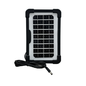 Solar Powered Desk Fan With LED Bulbs And Solar Panel 12 Inch Rechargeable <b>Portable</b> Cooling Fan For Indoor Outdoor Use - Product Image 4