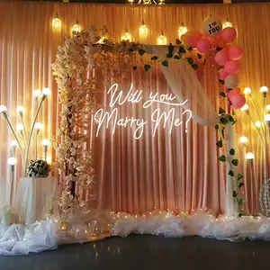 SRY livraison directe lettre acrylique allez-vous m'assembler signe néon Led personnalisé pour éclairage décoratif de mariage