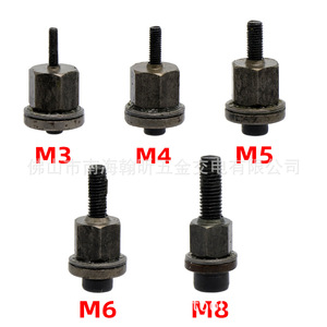 M6 Swaged Rivet Nut With <b>Internal</b> Hex <b>Drive</b> Metric 35 Mm Length Class 8.8 For Steel Plate Fastening - Product Image 2