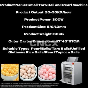 Machine automatique à perles de tapioca haute efficacité, fabricant de boba 6 mm avec panneau de commande tactile - Product Image 6