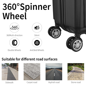 Juego de 3 <span class=keywords><strong>Maletas</strong></span> Rígidas Ultraligeras de Diseño Nuevo, Maleta Bonita para Mujer, Maleta de Viaje, Regalo Vintage - Product Image 6