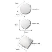 Faveur de mariage miroir compact en métal doré faveur de douche nuptiale cadeau de mariage personnalisé pour les invités