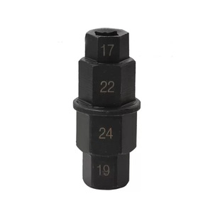 Outil de démontage d'axe de roue de moto, clé de démontage de moyeu de roue avant, douille hexagonale - Product Image 1
