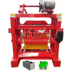 Machine de fabrication de briques à main pour fabriquer des blocs de béton Machine de moulage de briques avec une grande remise