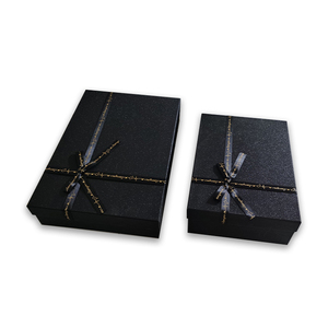 Boîte en carton de luxe avec ruban, gaufrage à chaud or, emballage cadeau pour rouge à lèvres, cils, soins de la peau, cosmétiques de <span class=keywords><strong>Noël</strong></span> - Product Image 4