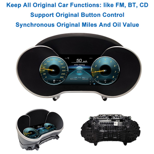 شاشة LCD 12.3 بوصة للوحة القيادة، عداد سرعة رقمي NTG5.0/5.1 لسيارات مرسيدس-بنز C/GLC/W205 2015-2018 - Product Image 4