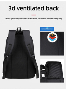 New Design <b>Backpack</b> Multi Functional <b>Waterproof</b> <b>Backpack</b> <b>Black</b> Men School Laptop Bags - Product Image 4