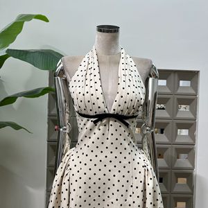 Abiti Estivi da <span class=keywords><strong>Donna</strong></span> con Stampa a Pois <span class=keywords><strong>Retrò</strong></span>, Vendita all'Ingrosso di <span class=keywords><strong>Abbigliamento</strong></span> Femminile di Boutique - Product Image 4