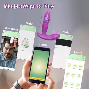 Wearable 3 <strong>in</strong> 1 Thrusting Dildo <strong>Vibrator</strong> Sex Toys for Adult Woman G Spot Massager Clitoral Stimulation Anal <strong>Plug</strong> Vibration - Product Image 4
