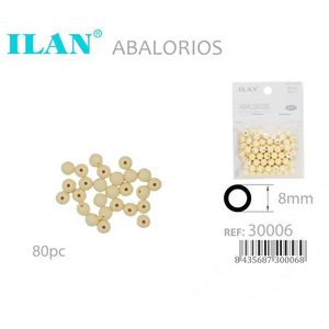 Perline Rotonde Giallo Chiaro da 8mm, 80 Pezzi per Creazione di Gioielli - Product Image 3