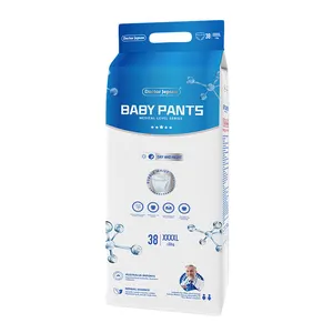 Bebeboo Pampered Sensitive Babies Diaper Pants XXXL Size Korean Baby Diaper 50 Pcs Dippers For Baby In A Package