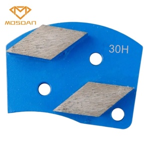 Contec-Placa de disco de molienda de hormigón, trapezoidal doble rombo, segmento de grano 30, Diamante duro - Product Image 1