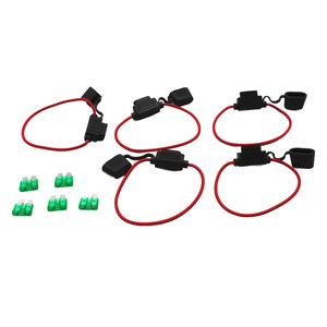 Juego de 5 portafusibles impermeables de 12 V y 30 A para automóviles y motocicletas - Product Image 1