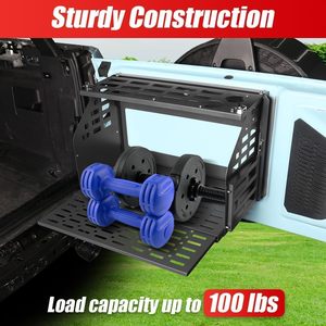 Mesa para Puerta Trasera para <span class=keywords><strong>Ford</strong></span> <span class=keywords><strong>Bronco</strong></span> 2/4 Puertas 2021-2026, Estante de Carga Resistente, Panel Molle, Soporte de Almacenamiento - Product Image 5