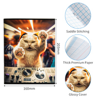 Cuaderno Personalizable de Tapa Blanda A5 con Encuadernación Cosida, Páginas Cuadrículadas, Papel Premium, para Oficina, Escuela, Fábrica, Venta al por Mayor