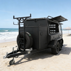 Rimorchio Tandem Leggero Pieghevole 4x4 Mini ad Alta Capacità con Supporto OEM/ODM e Vano Portaoggetti Posteriore per Campeggio in Foresta - Product Image 1