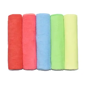 Auto Care Suede Chamois Car Cleaning Wash Microfiber Towels Coral Fleece Terry Fluffy Waffle Pearl Microfiber Towel