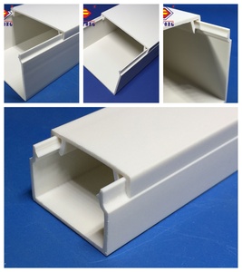 Canalisation de câblage intérieur, canaux 20x10, <span class=keywords><strong>mini</strong></span>-canalisation 10x10, rail <span class=keywords><strong>PVC</strong></span>, gaine murale - Product Image 3
