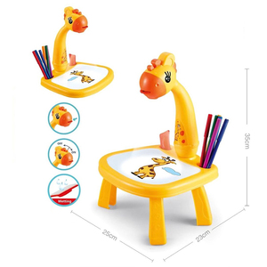 21 desenleri çizim kurulu masa oyuncak 3 In 1 projektör boyama çocuklar için - Product Image 3