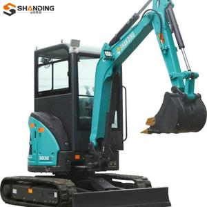รถขุดไฮดรอลิกขนาดเล็ก SHANDING จัดส่งฟรี 1 ตัน 3.5 ตัน รถขุดไฮดรอลิกขนาดเล็ก EPA Kubota รถขุดขนาดเล็กสำหรับฟาร์ม รถขุดขนาดจิ๋วสำหรับขาย - Product Image 1