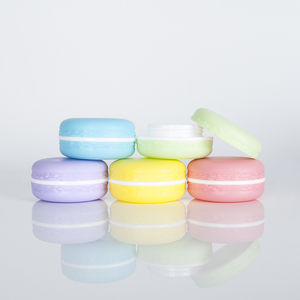 Cookie Shape Macaron 5 Gam 10 Gam Cơ Thể Bơ Bao Bì Nhựa Mỹ Phẩm Kem Jar Cho Lip Balm - Product Image 4