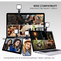Éclairage de téléphone portable mini RGB portable, CI réglable pour vidéo, selfie, vlog, éclairage externe pour selfie, maquillage, conférence, photographie