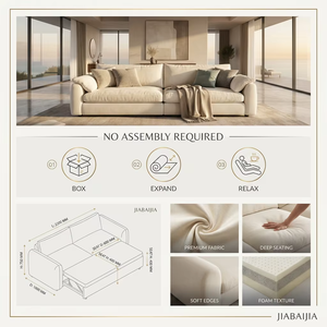 Canapé paresseux modulaire de style <span class=keywords><strong>Togo</strong></span>, compressé sous vide, en velours côtelé, pour petit appartement ou salon - Product Image 6
