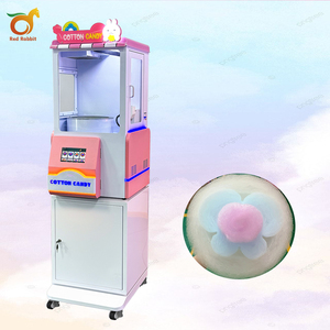Red Rabbit High Quality Commercial Automatic Cotton <strong>Candy</strong> Vending Machine Popular Competitive Price for <strong>Candy</strong> <strong>Floss</strong> <strong>Maker</strong> - Product Image 1