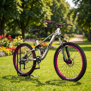 Bicicleta de Montaña Downhill de Fábrica de 26/27.5 Pulgadas, Cuadro de Aluminio, Suspensión Trasera, 21 Velocidades, Amortiguación de Aceite Ordinaria, MTB-26 de Aluminio - Product Image 4