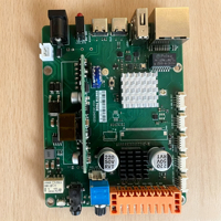 Carte terminale IP économique PCBA, décodeur audio IP 2x20W 12-24VDC pour haut-parleur et amplificateur IP