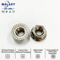 Mur Baut Flens MALAXY M6-M16 DIN 6923 Kelas 10 Baja Karbon Lapis Seng Kuning Grosir Pabrik Mur Baut Flens Otomotif