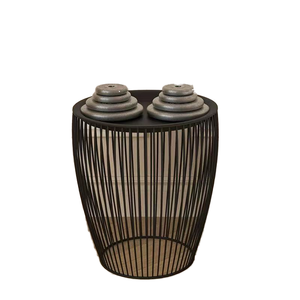 Hiện Đại Sang Trọng Bí Ngô Sắt Nổi Cửa Sổ Thiết Kế Bàn Trà Sáng Tạo Lưu Trữ Phòng Khách Sofa Bên Đồ Nội Thất Cho Nhà Sử Dụng - Product Image 2