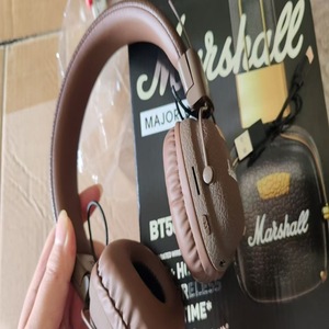 Audífonos Inalámbricos Marshall Major V Over-Ear, BT 5.0, Cuero, Alta Fidelidad, para Teléfono Móvil - Product Image 1