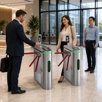 Hot Sale High Security Tripod Turnstile Gate 304 Stainless Steel Automatic Pedestrian Access Control Barrier for Office