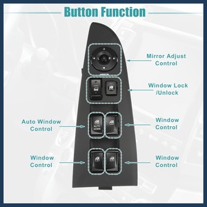 Interruptor <span class=keywords><strong>de</strong></span> ventana eléctrica <span class=keywords><strong>de</strong></span> nueva condición, interruptor <span class=keywords><strong>de</strong></span> Control del lado del conductor delantero izquierdo 93570-2H110-7U <span class=keywords><strong>para</strong></span> Hyundai Elantra 2007-2010 - Product Image 3